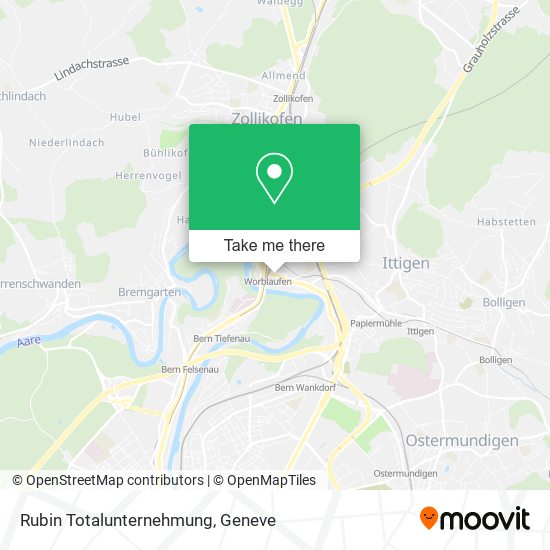 Rubin Totalunternehmung map