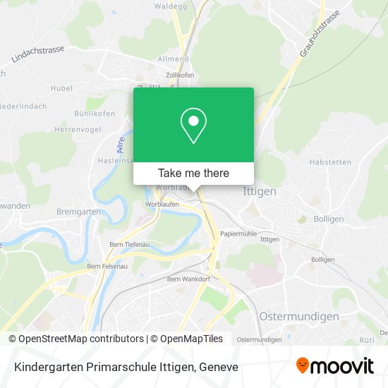 Kindergarten Primarschule Ittigen map