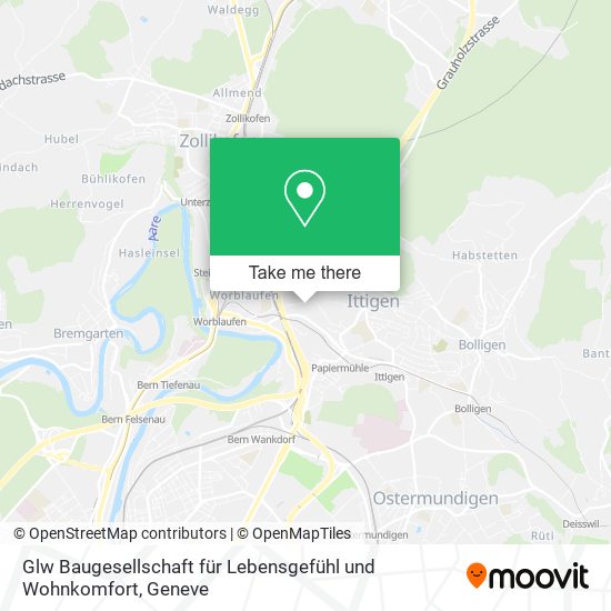 Glw Baugesellschaft für Lebensgefühl und Wohnkomfort map