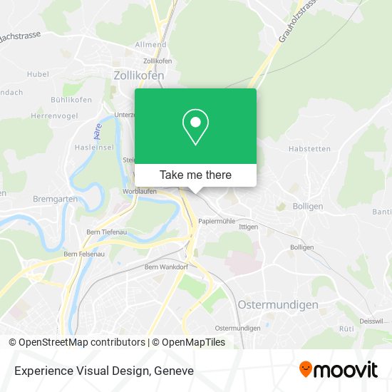 Experience Visual Design map