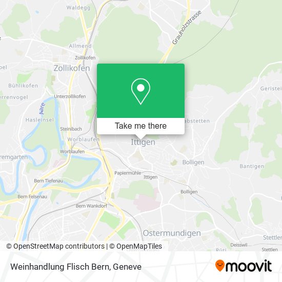 Weinhandlung Flisch Bern map