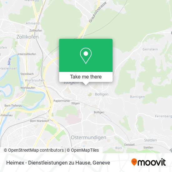 Heimex - Dienstleistungen zu Hause map