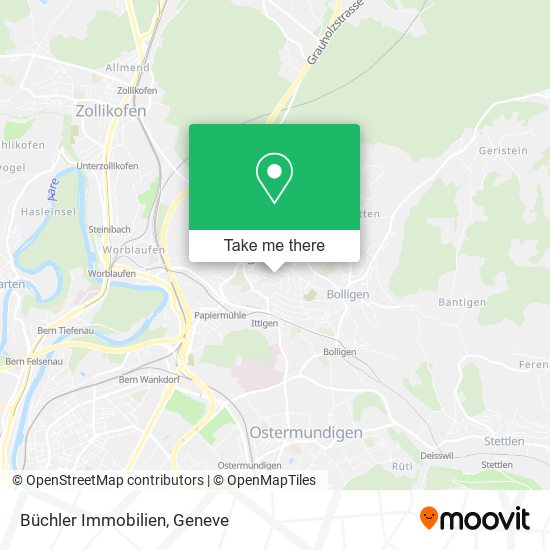 Büchler Immobilien map