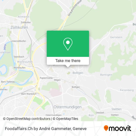 Foodaffairs.Ch by André Gammeter map