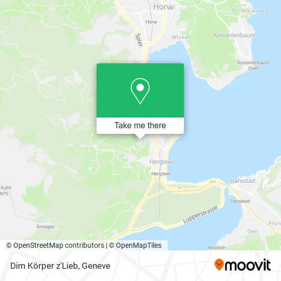 Dim Körper z'Lieb map