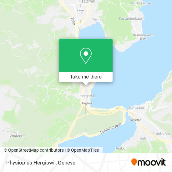 Physioplus Hergiswil map