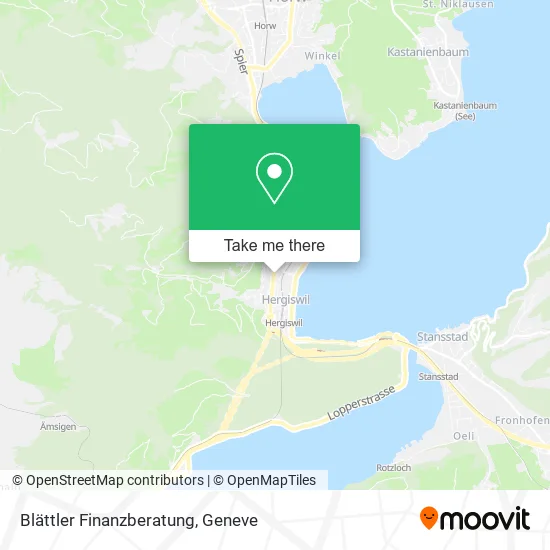 Blättler Finanzberatung map