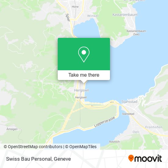 Swiss Bau Personal map