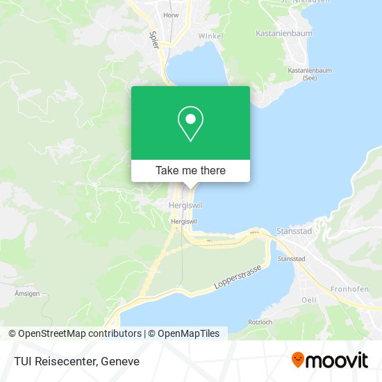 TUI Reisecenter map