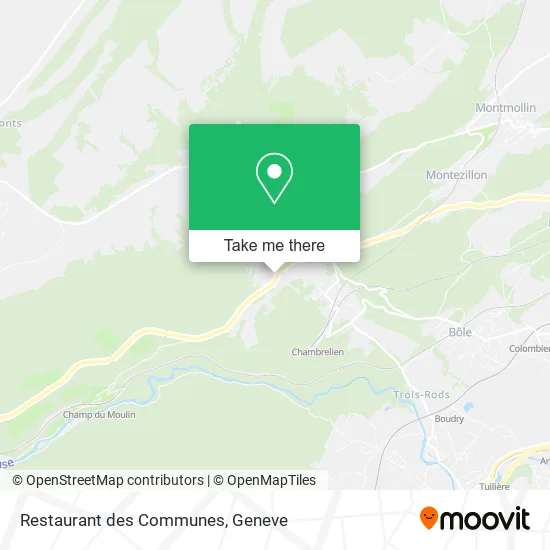 Restaurant des Communes map