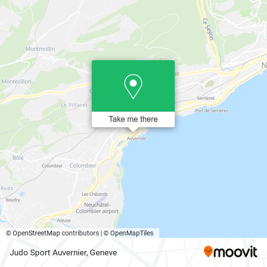 Judo Sport Auvernier map