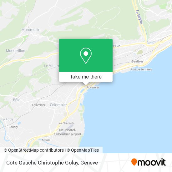 Côté Gauche Christophe Golay map
