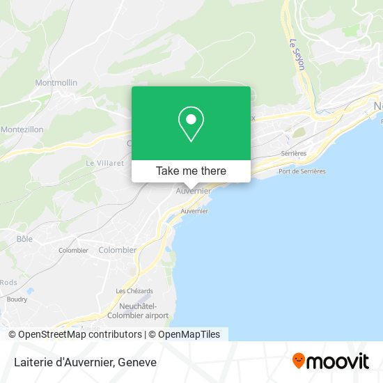 Laiterie d'Auvernier map