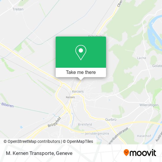 M. Kernen Transporte map