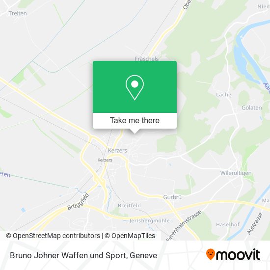 Bruno Johner Waffen und Sport map
