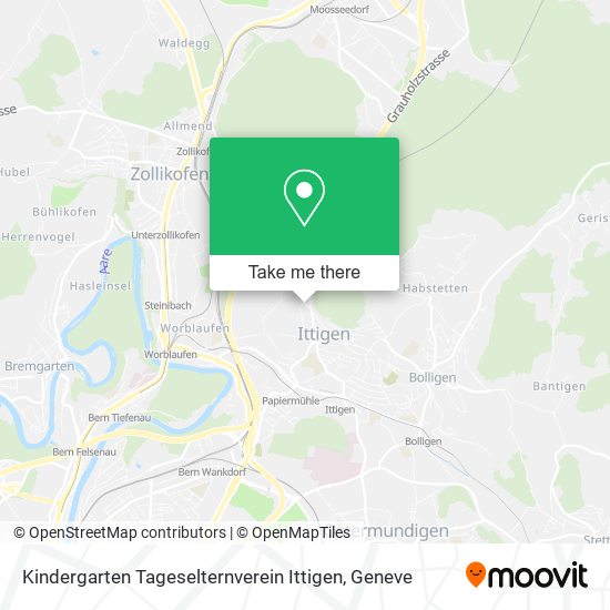 Kindergarten Tageselternverein Ittigen map