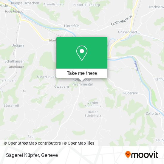 Sägerei Küpfer map