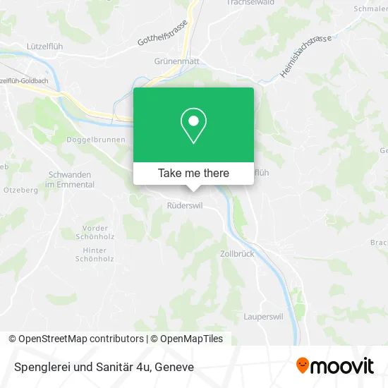 Spenglerei und Sanitär 4u map