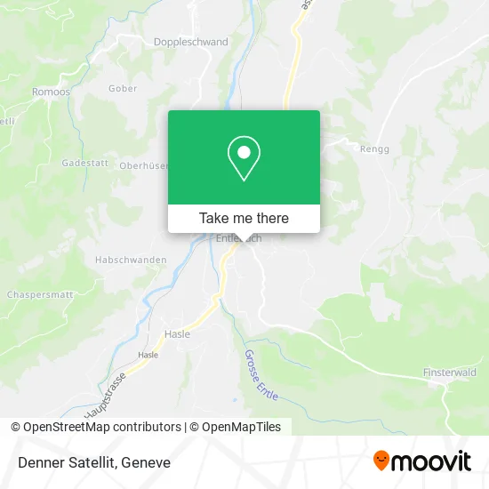 Denner Satellit map