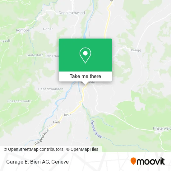 Garage E. Bieri AG map