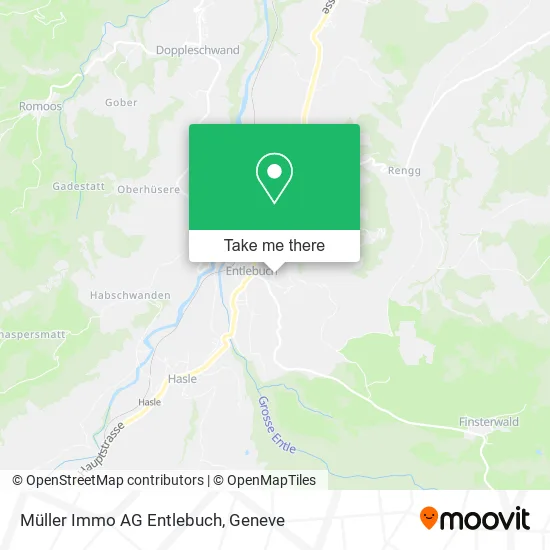 Müller Immo AG Entlebuch map