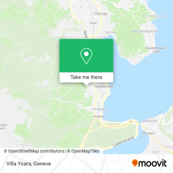 Villa Ysara map