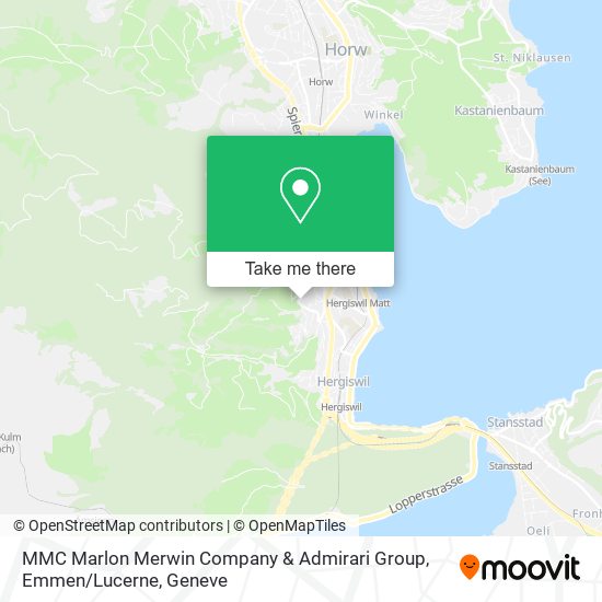 MMC Marlon Merwin Company & Admirari Group, Emmen / Lucerne map