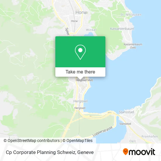 Cp Corporate Planning Schweiz map