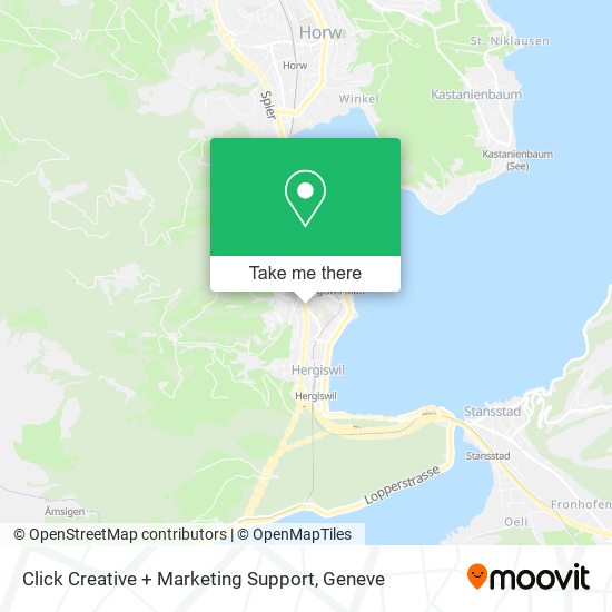 Click Creative + Marketing Support map