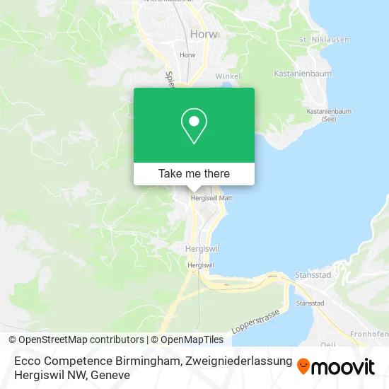 Ecco Competence Birmingham, Zweigniederlassung Hergiswil NW map
