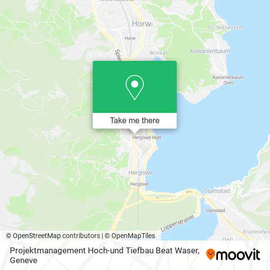 Projektmanagement Hoch-und Tiefbau Beat Waser map