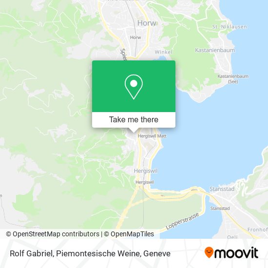 Rolf Gabriel, Piemontesische Weine map