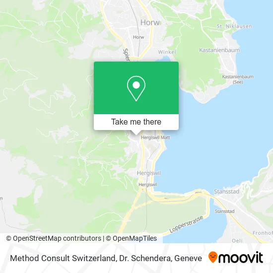 Method Consult Switzerland, Dr. Schendera map