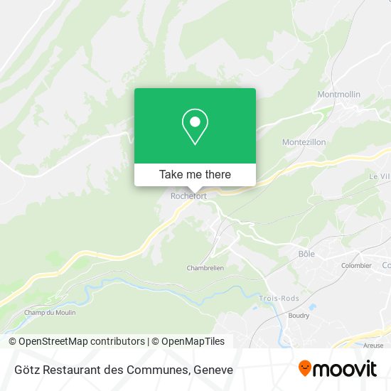 Götz Restaurant des Communes map