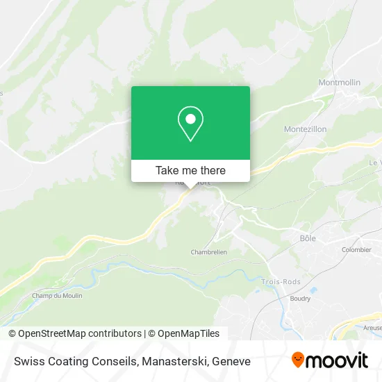 Swiss Coating Conseils, Manasterski map