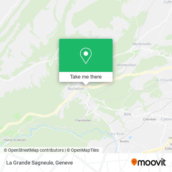 La Grande Sagneule map