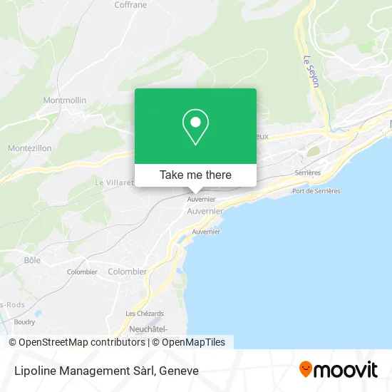 Lipoline Management Sàrl map