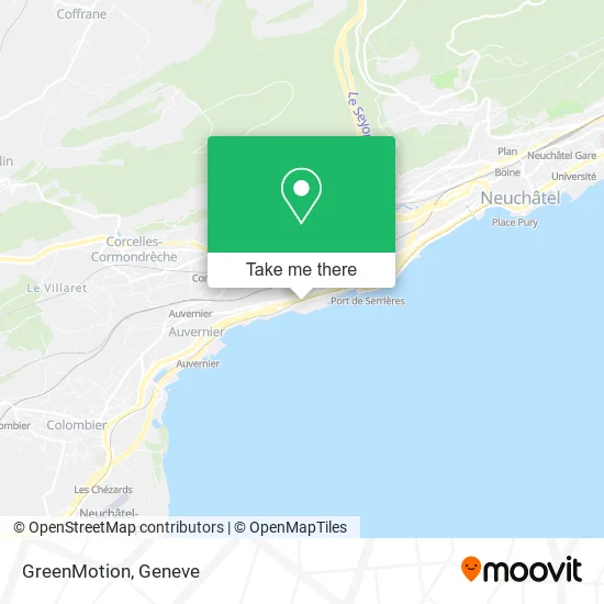 GreenMotion map