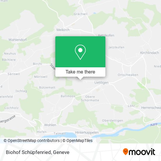 Biohof Schüpfenried map