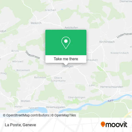 La Poste map