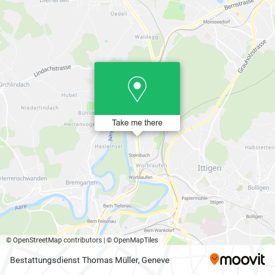 Bestattungsdienst Thomas Müller map