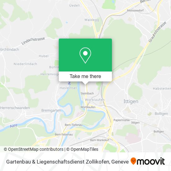 Gartenbau & Liegenschaftsdienst Zollikofen map