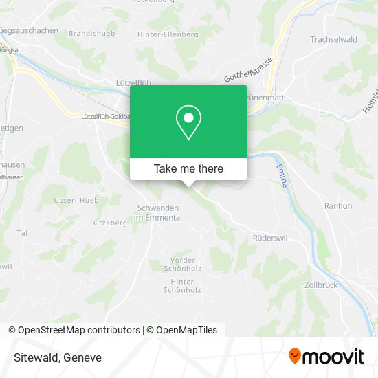 Sitewald map