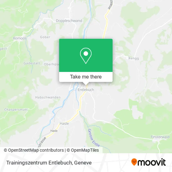 Trainingszentrum Entlebuch map