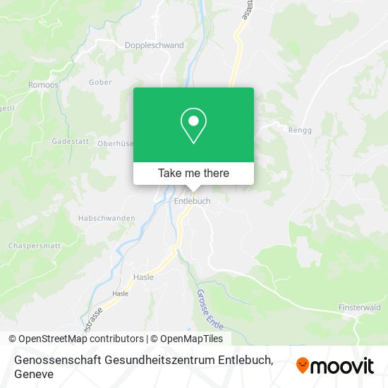 Genossenschaft Gesundheitszentrum Entlebuch map