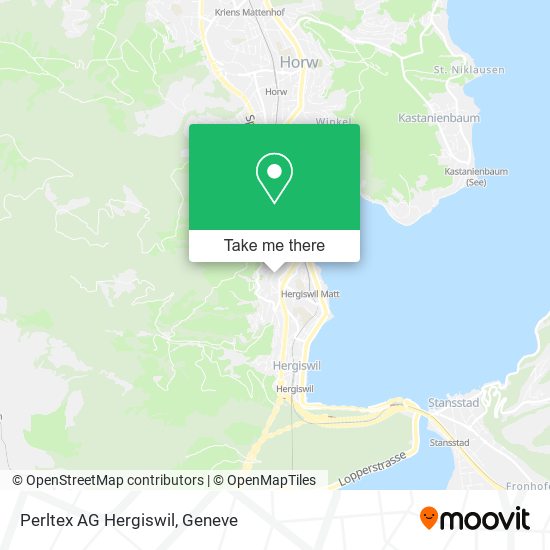 Perltex AG Hergiswil map
