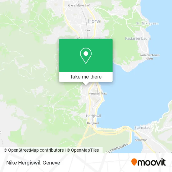 Nike Hergiswil map