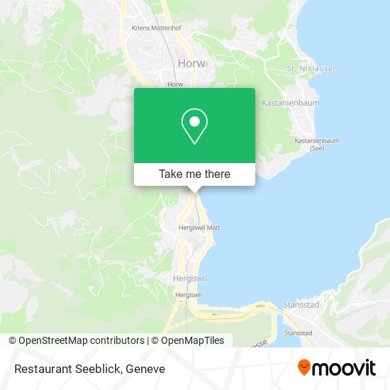 Restaurant Seeblick map