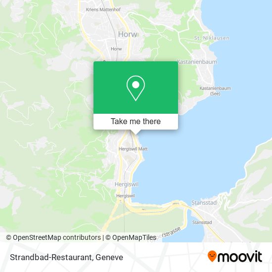 Strandbad-Restaurant plan