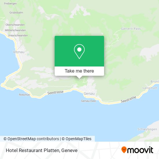 Hotel Restaurant Platten map